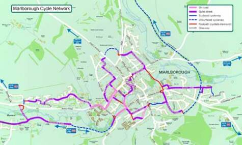 cycle network map